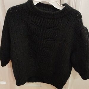 Rebecca Minkoff Black Cowl Neck Sweater